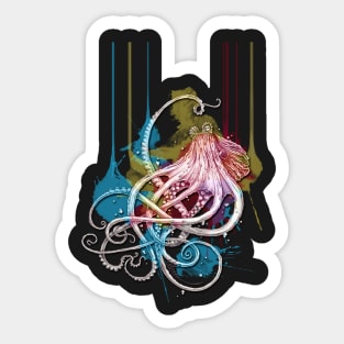 Octopus Ink Sticker